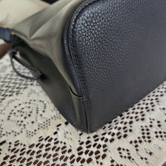 Like New Kate Spade NY Marti Black Bucket Leather Shoulder Bag - Picture 9 of 13